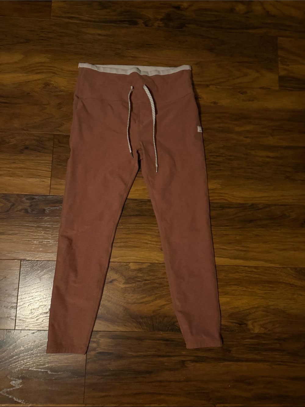 Vuori Rust Cotton Jogger Pants with Drawstring